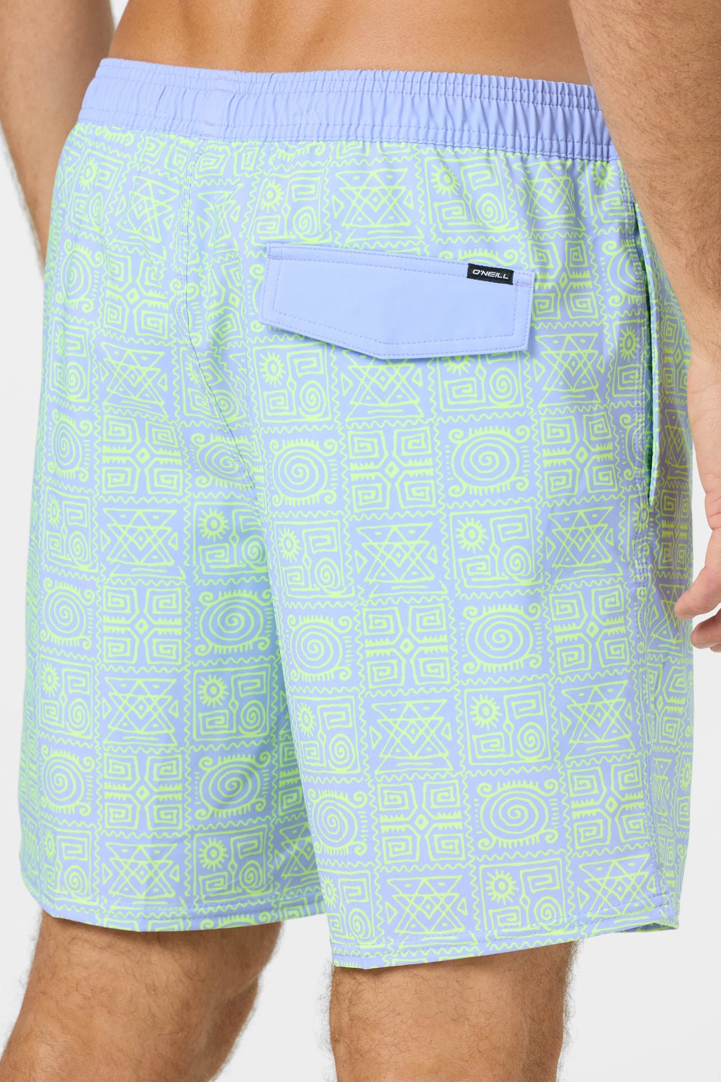 Hermosa Elastic Waist Lined 17" Swim Trunks