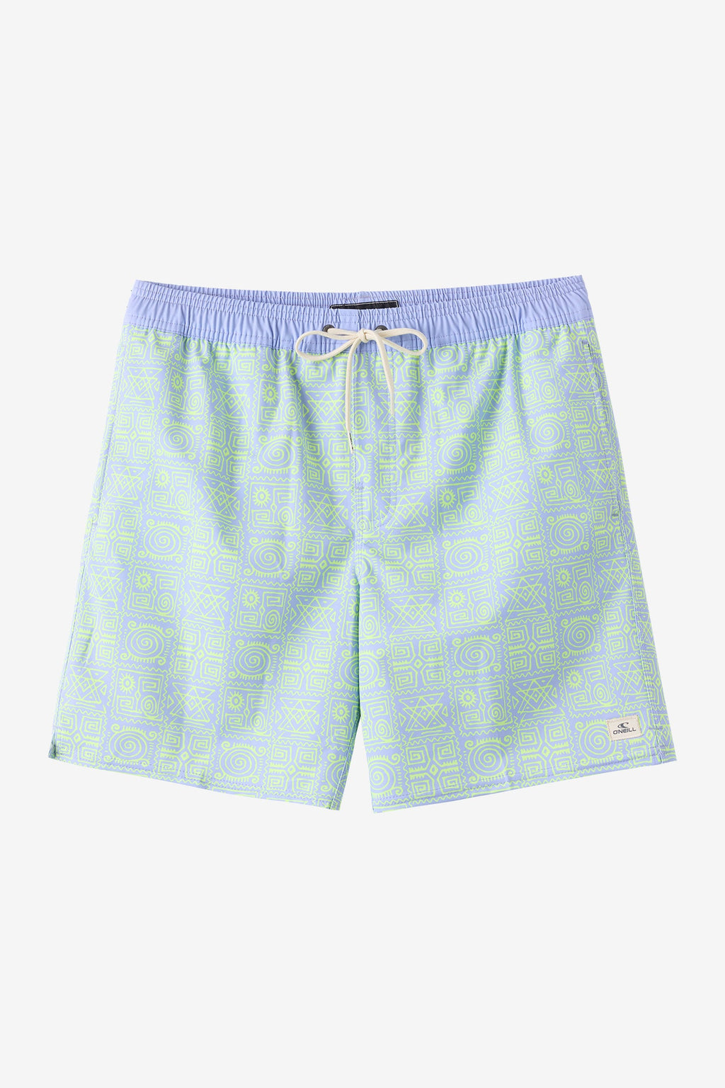 Hermosa Elastic Waist Lined 17" Swim Trunks