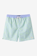 Hermosa Elastic Waist Lined 17" Swim Trunks