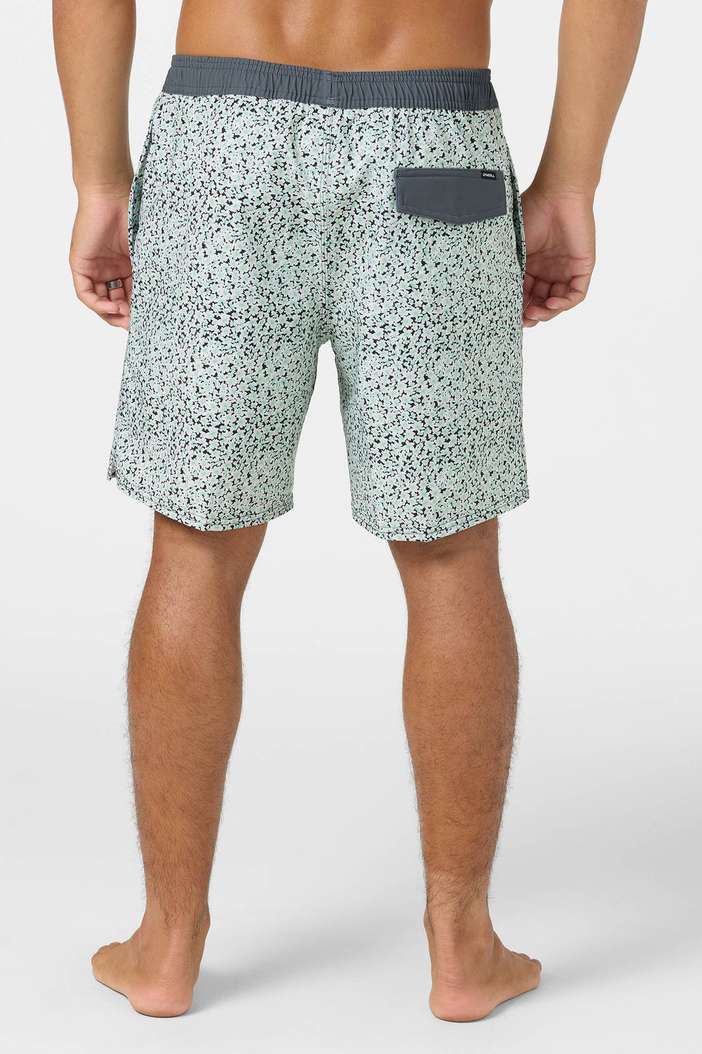 Hermosa Elastic Waist Lined 17" Swim Trunks
