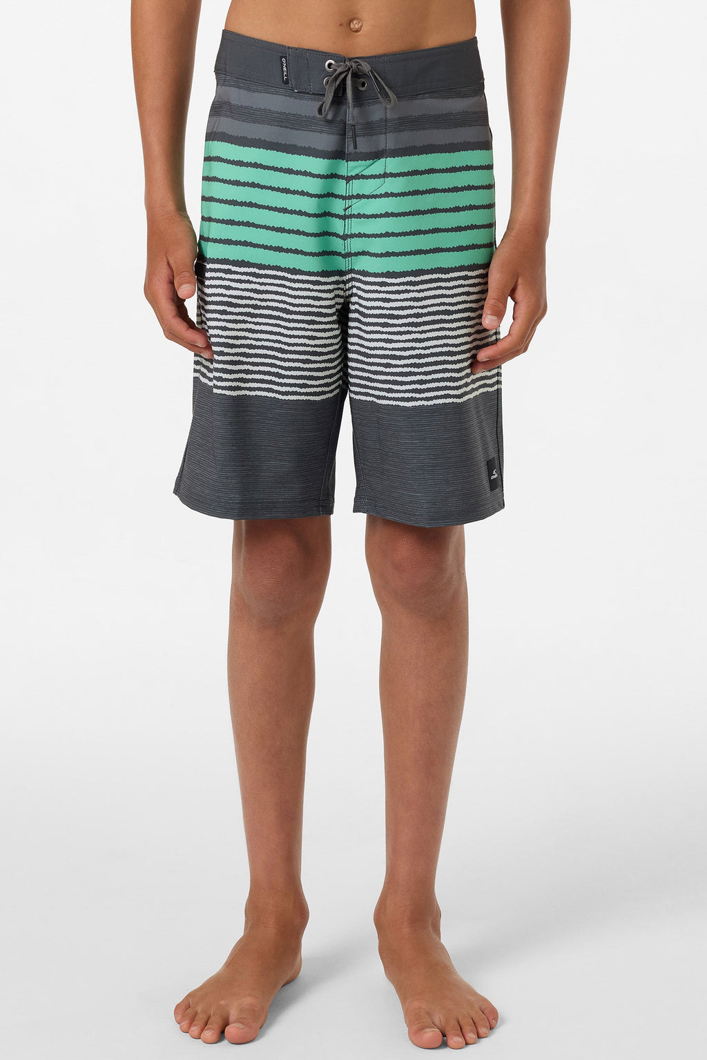 Boy's Hyperfreak Heat Stripe 17" Boardshorts