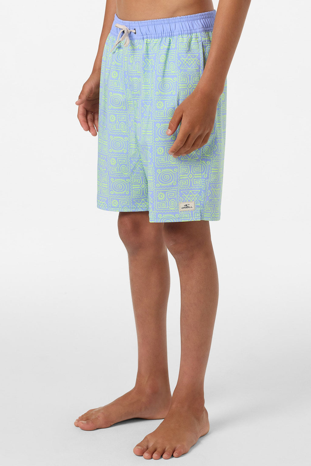 Boy's Hermosa Elastic Waist Lined 16" Swim Trunks