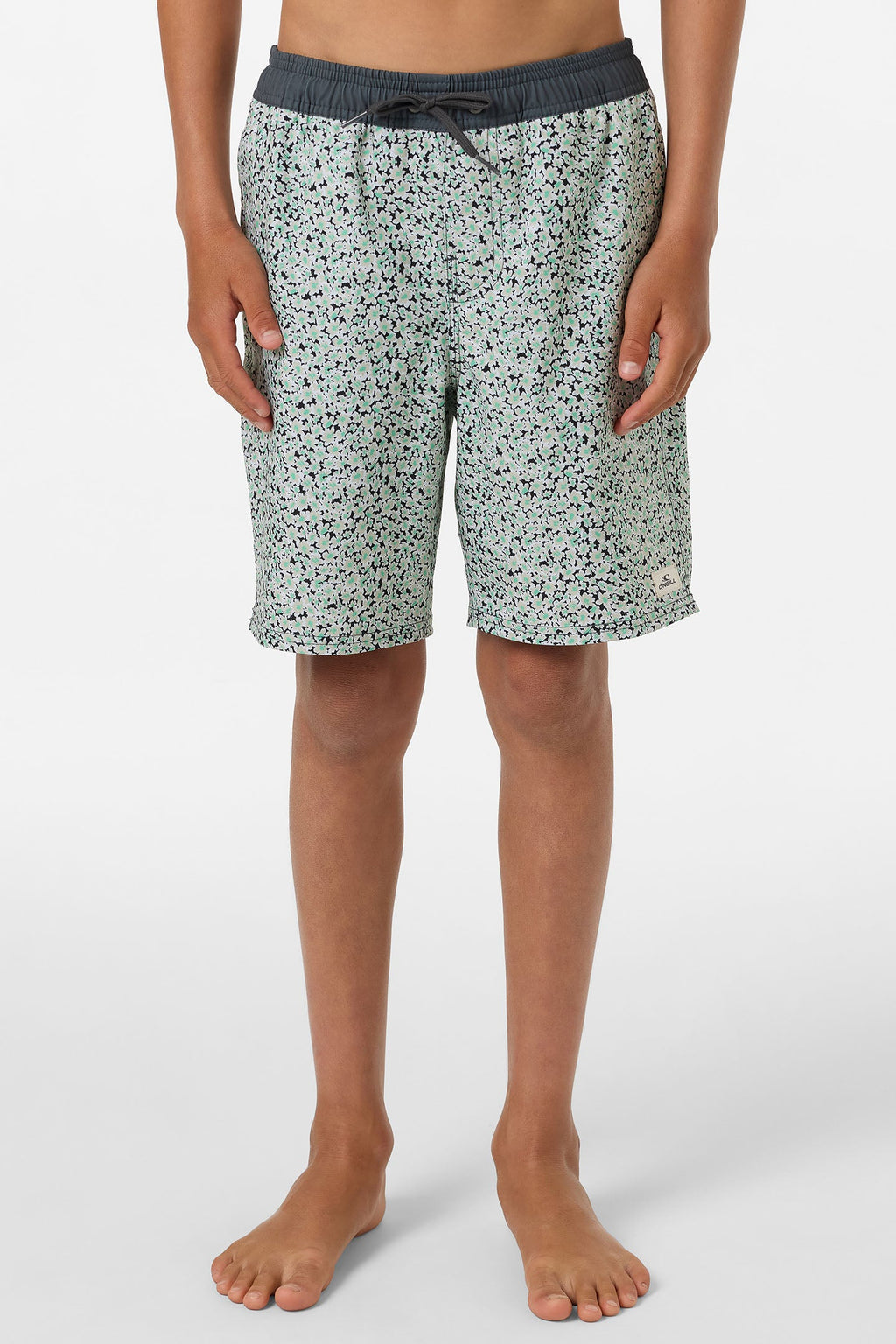 Boy's Hermosa Elastic Waist Lined 16" Swim Trunks