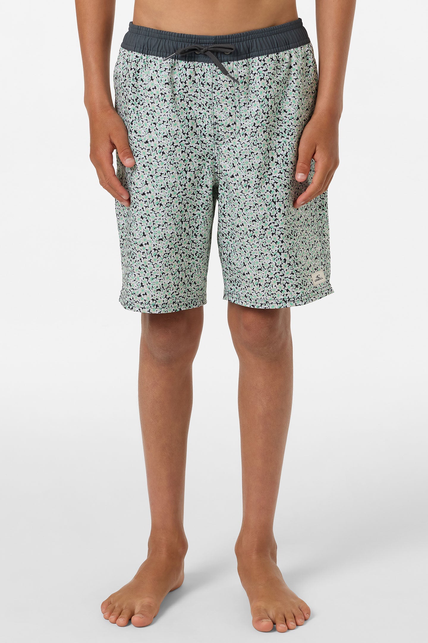 Boy's Hermosa Elastic Waist Lined 16" Swim Trunks