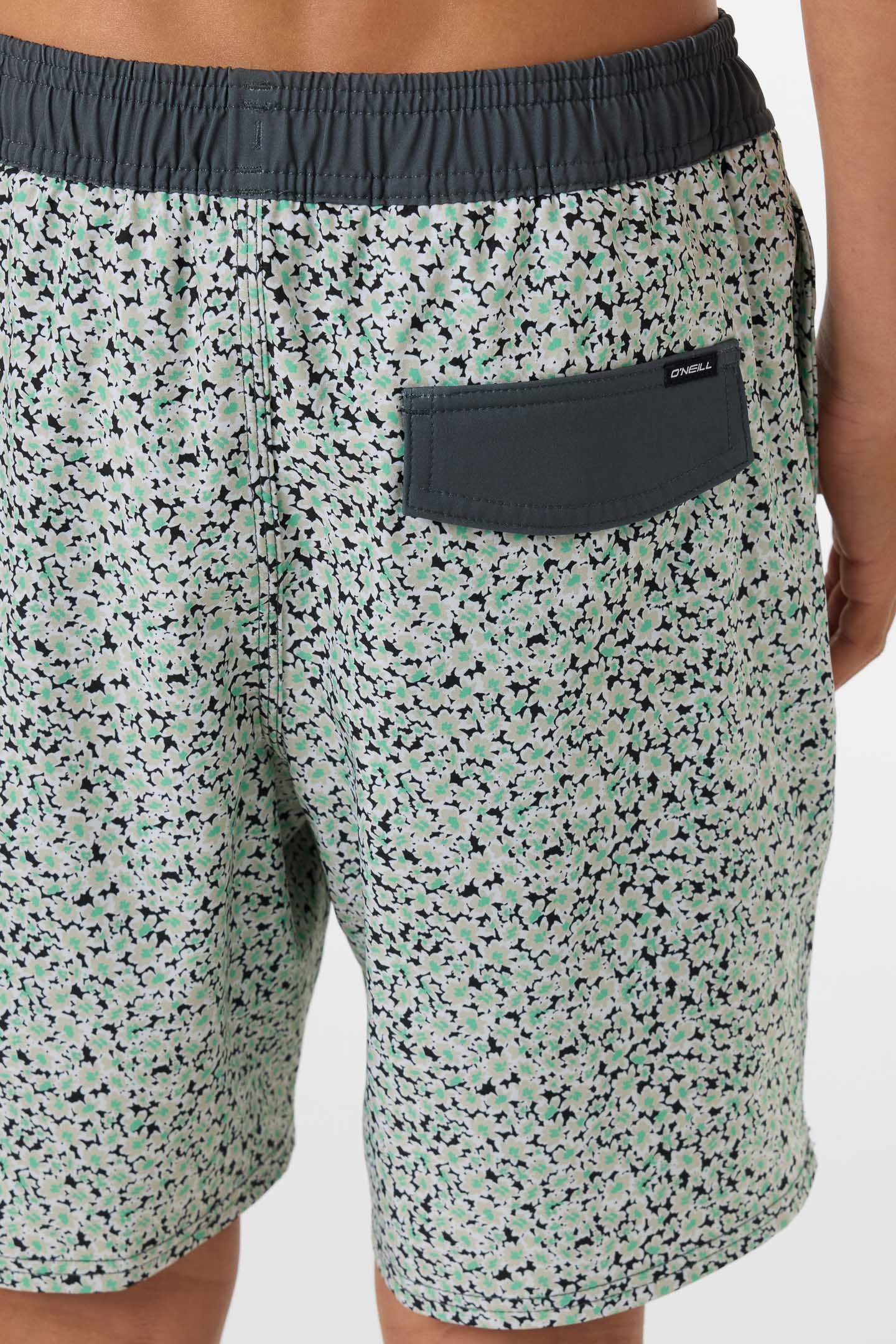 Boy's Hermosa Elastic Waist Lined 16" Swim Trunks