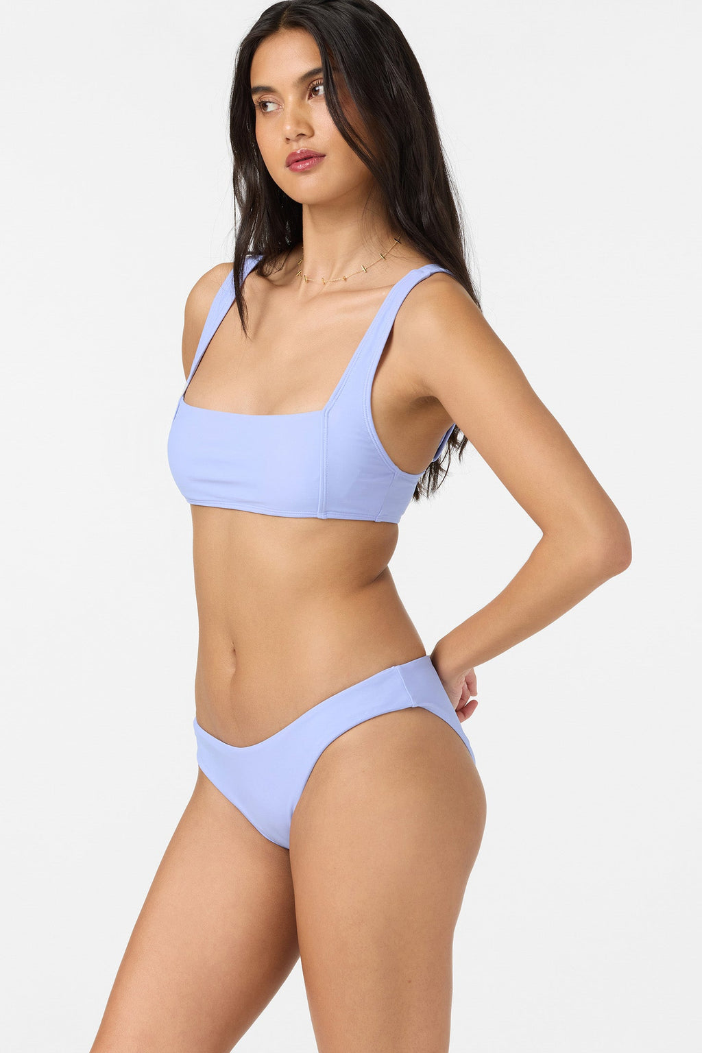 Saltwater Solids Blue Lagoon Full Bikini Bottoms