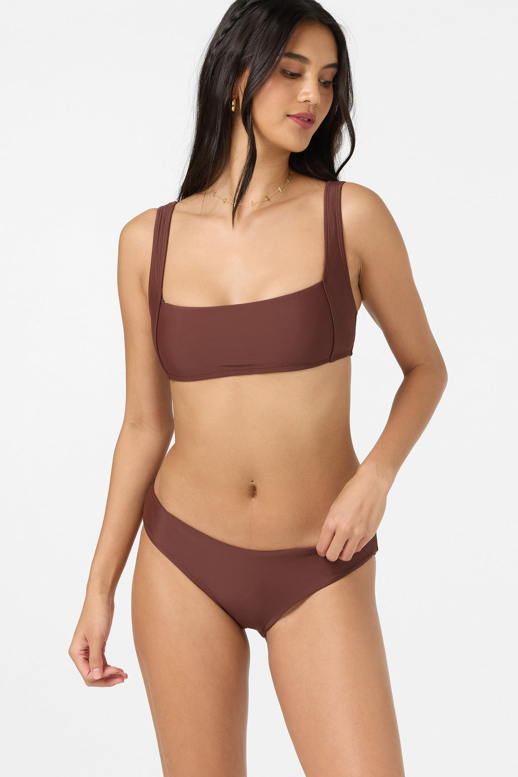 Saltwater Solids Blue Lagoon Full Bikini Bottoms
