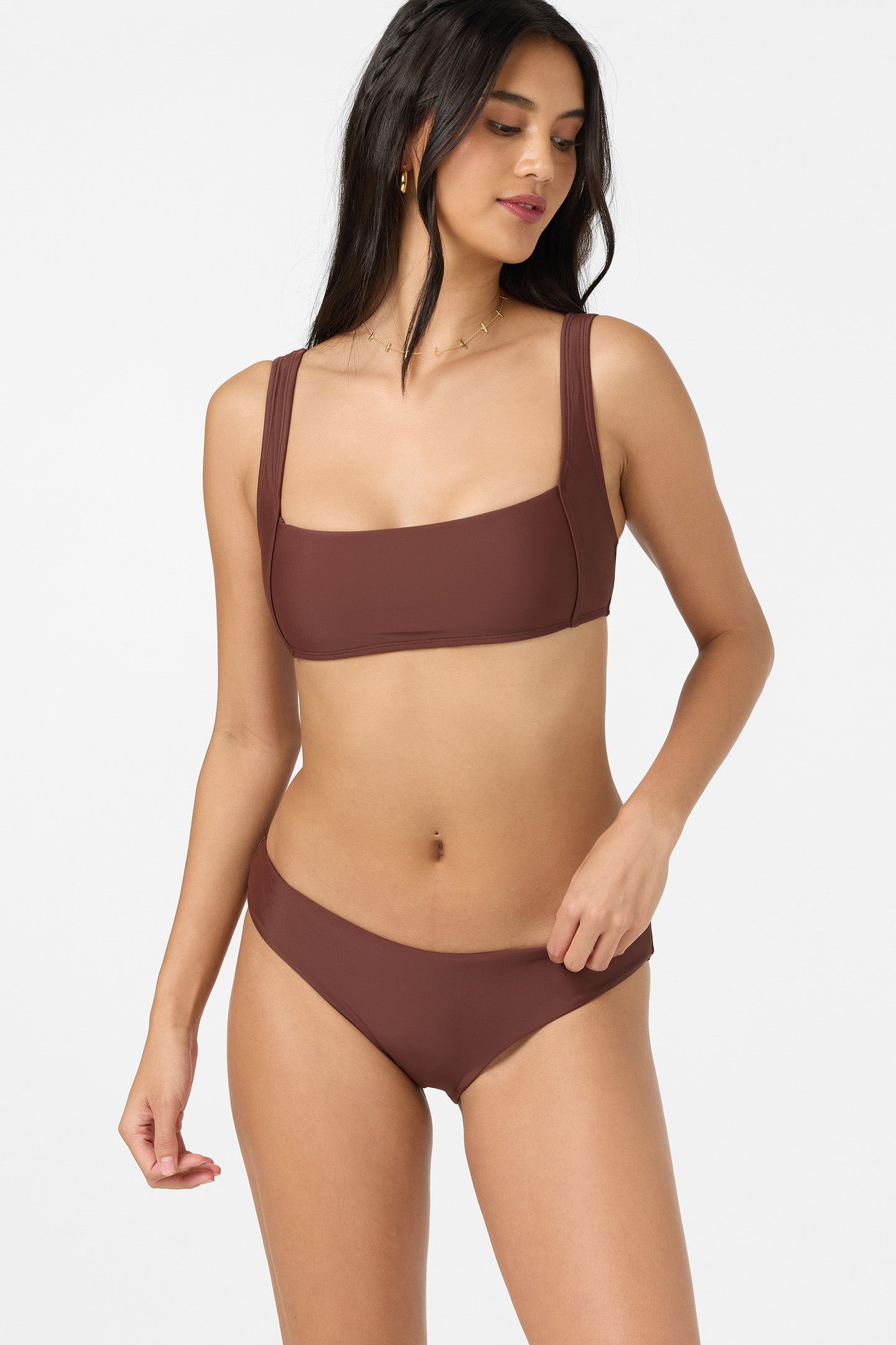 Saltwater Solids Blue Lagoon Full Bikini Bottoms