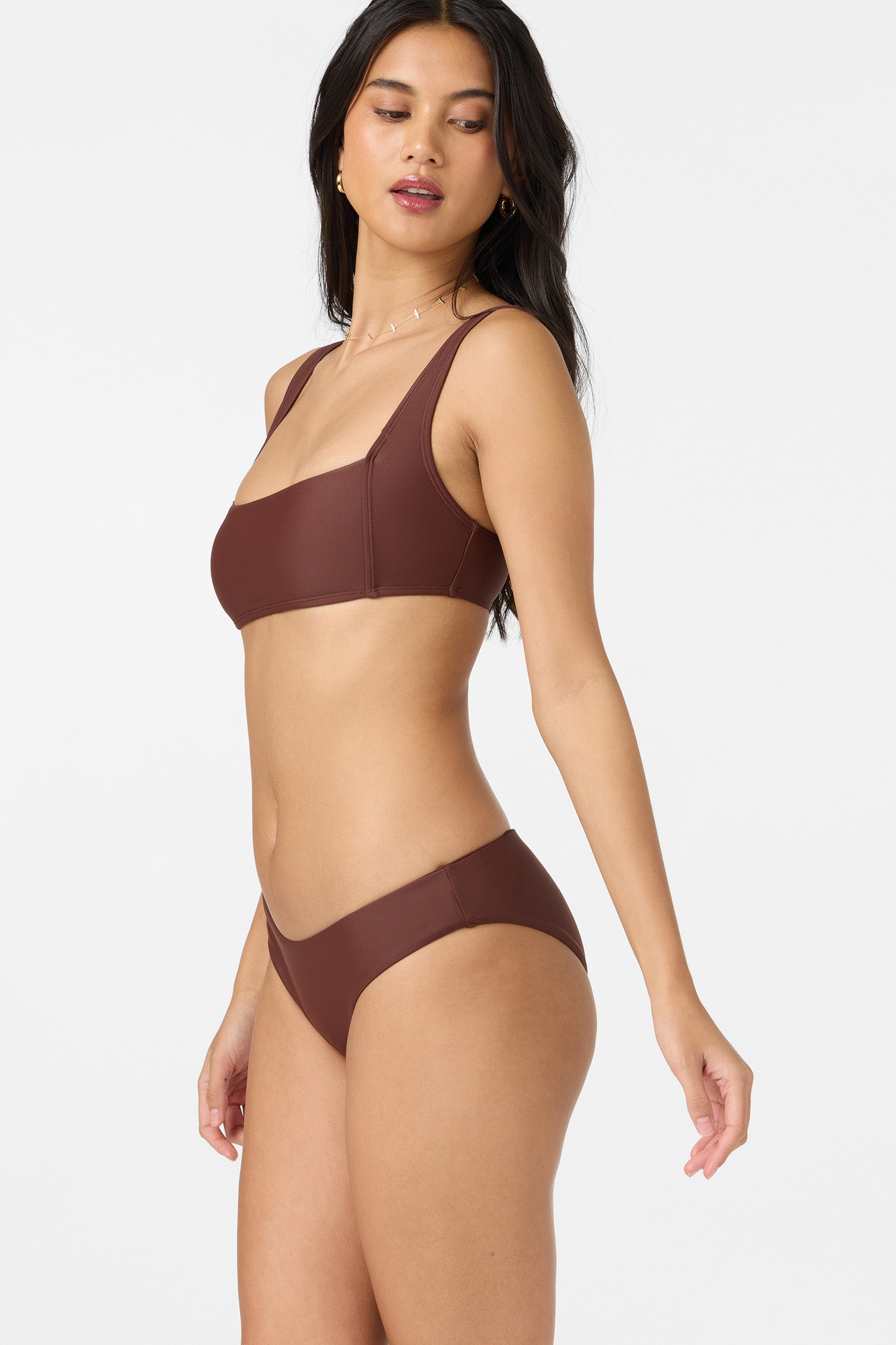 Saltwater Solids Blue Lagoon Full Bikini Bottoms
