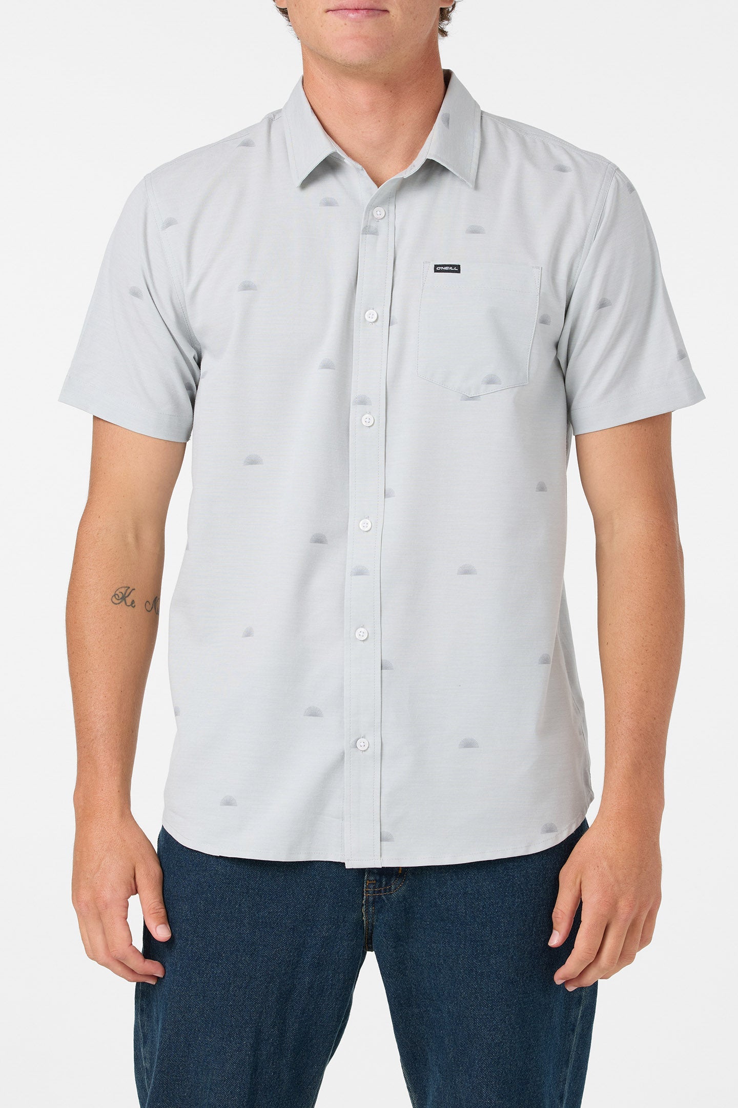 Light Check Geo Standard Fit Shirt