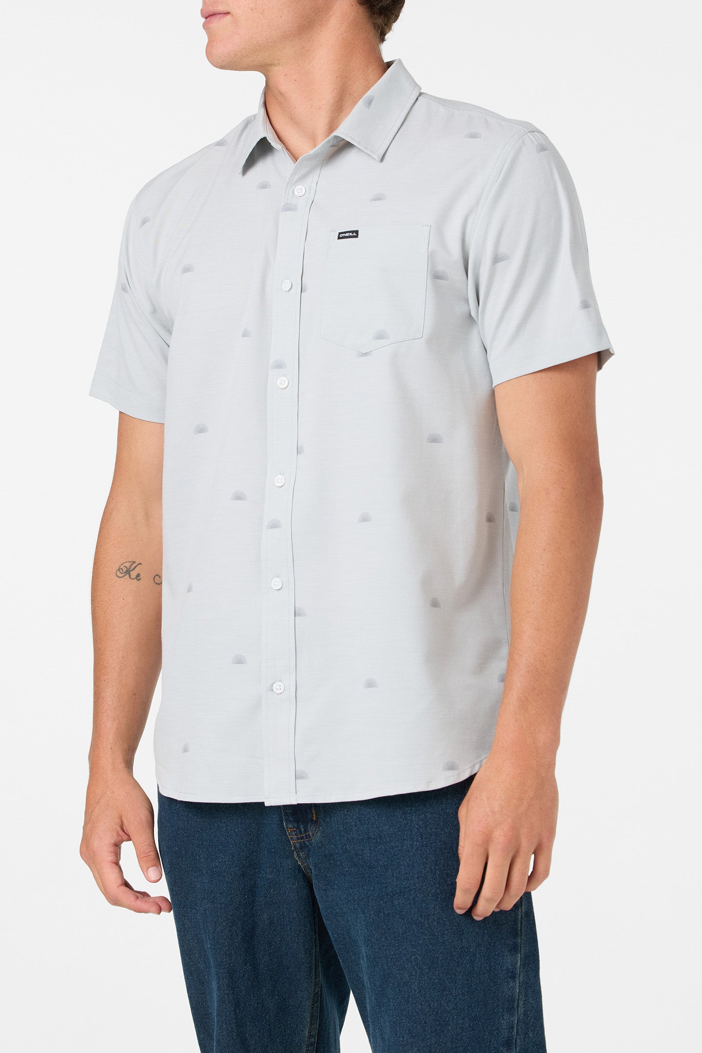 Light Check Geo Standard Fit Shirt