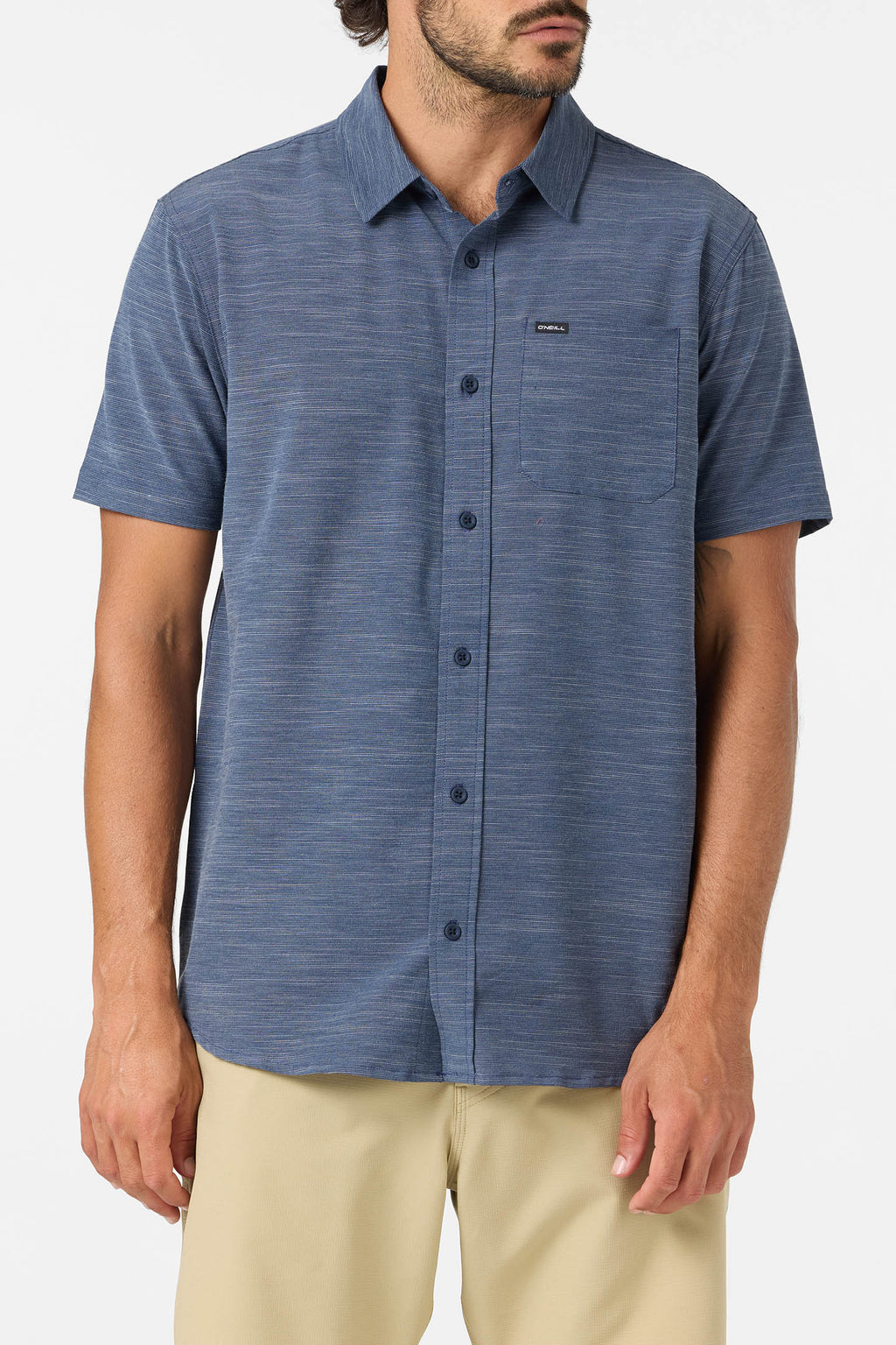 UPF Slub Solid Standard Fit Shirt