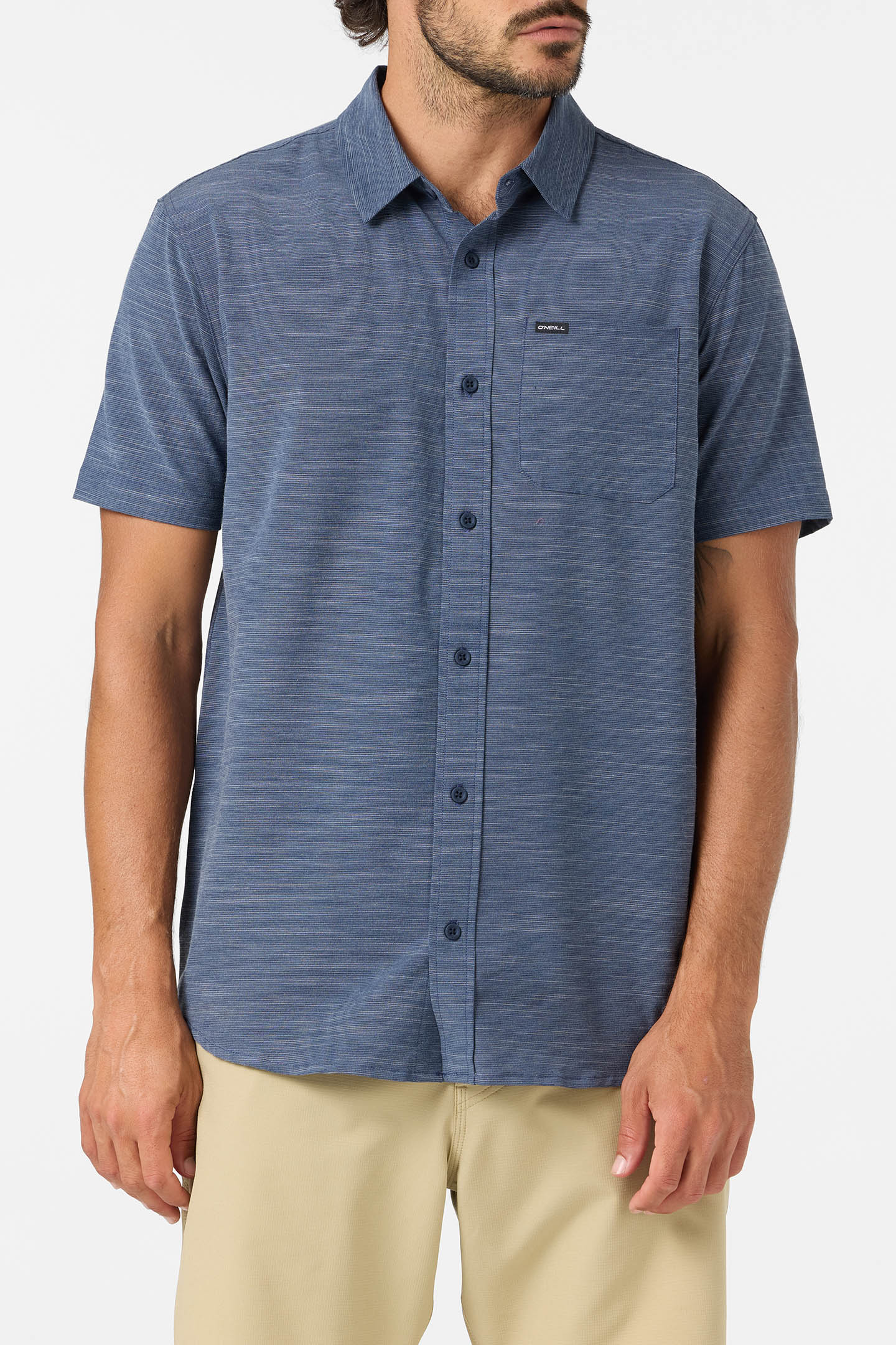 UPF Slub Solid Standard Fit Shirt