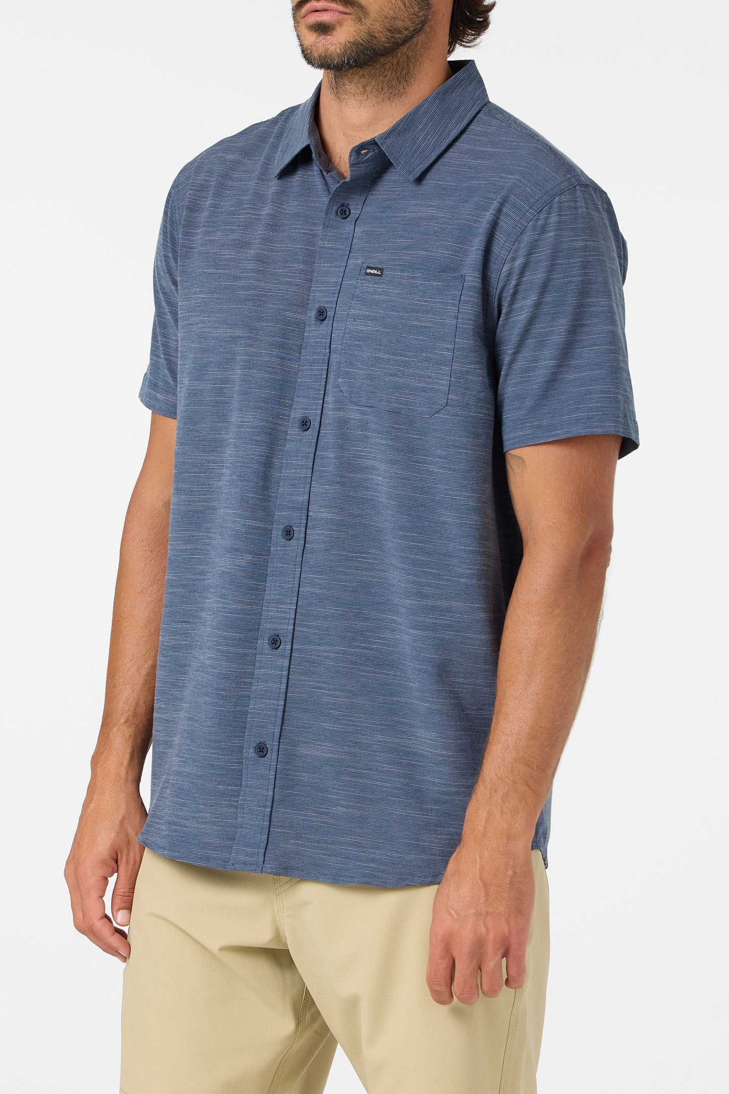UPF Slub Solid Standard Fit Shirt