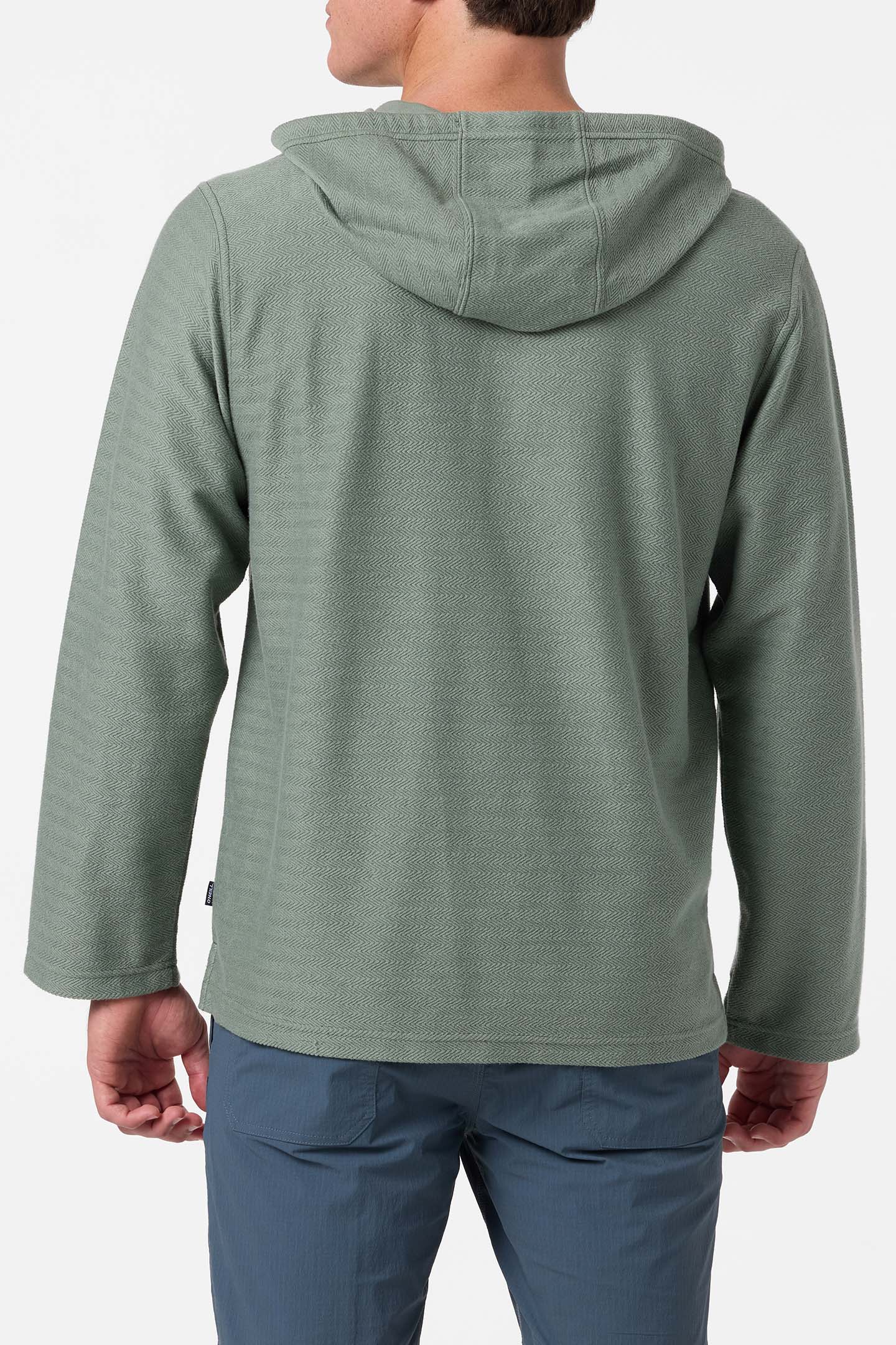 Bavaro Solid Poncho Pullover Fleece