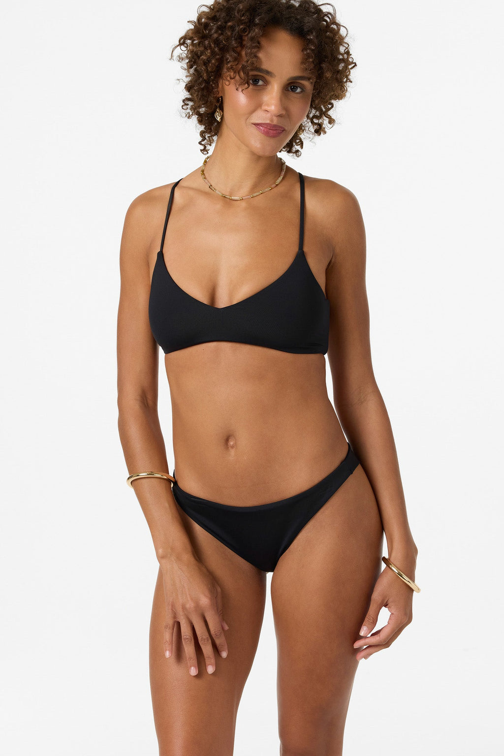 Saltwater Solids Huntington Bralette Bikini Top