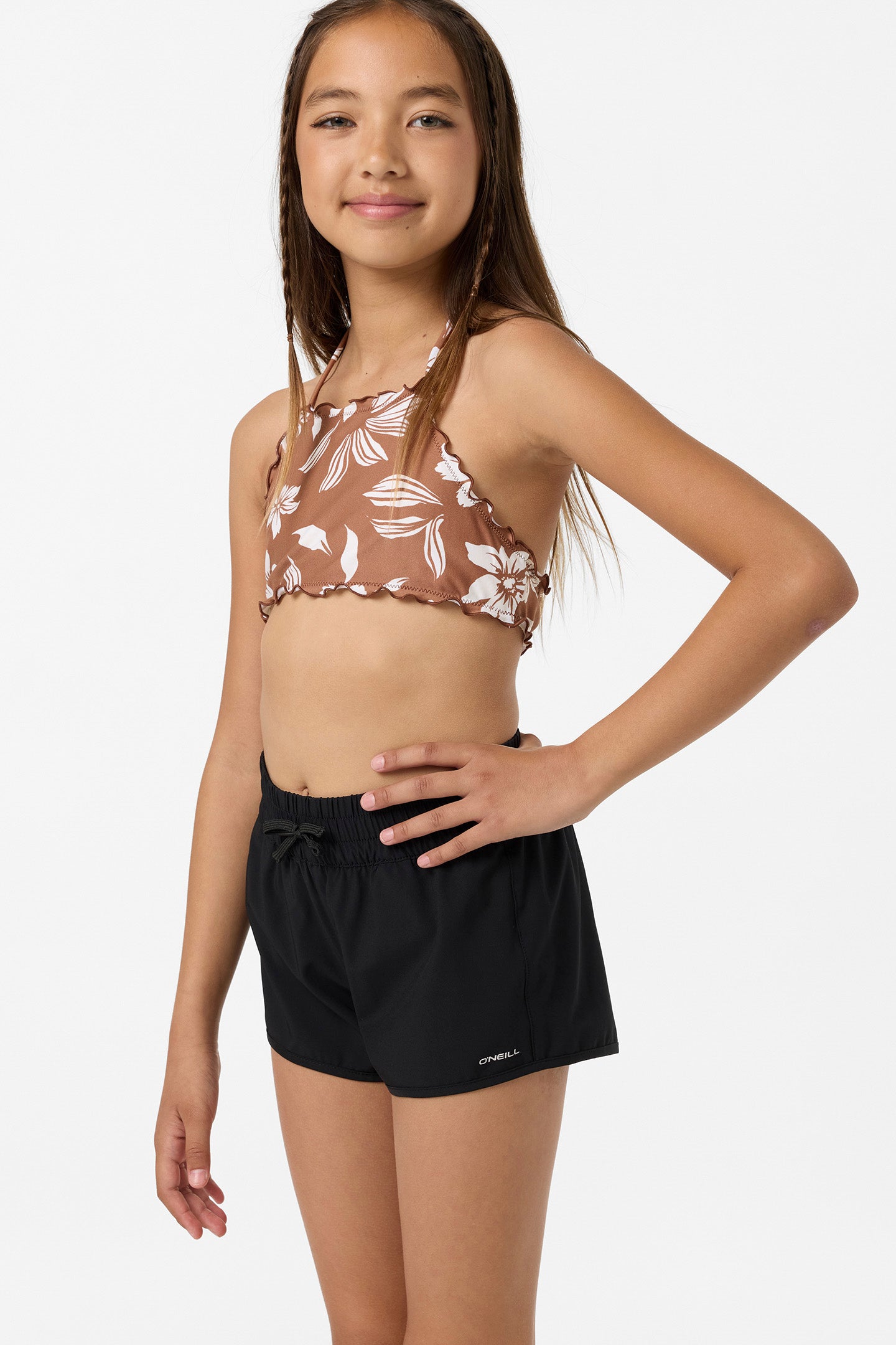 Girl's Balboa 2" Elastic Boardshorts