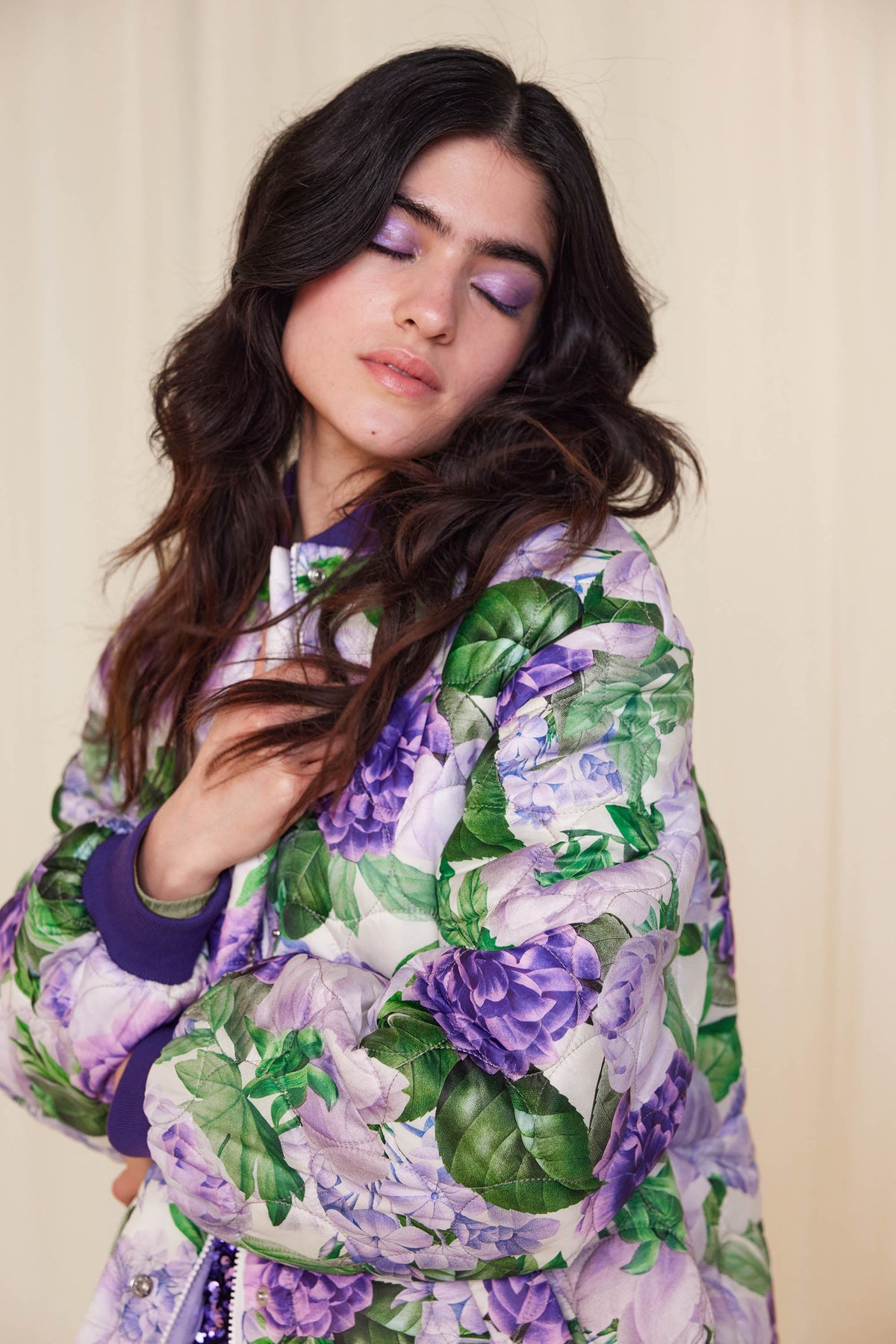MANTEAU NINE FLEURS 90'S