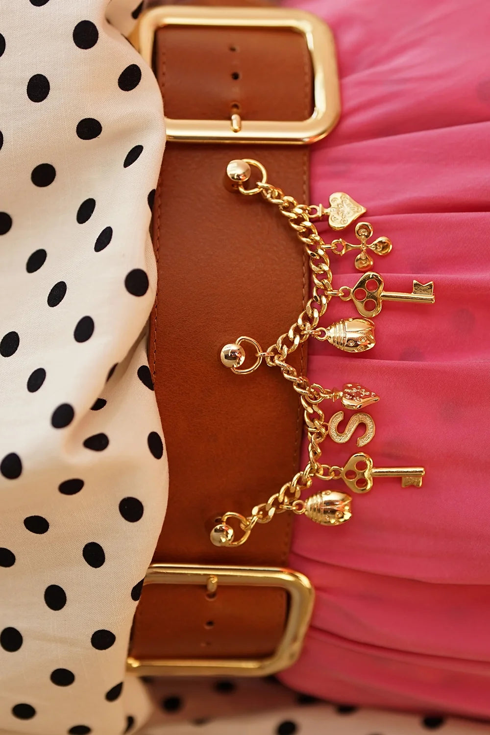 CEINTURE ALEXANDRA COGNAC