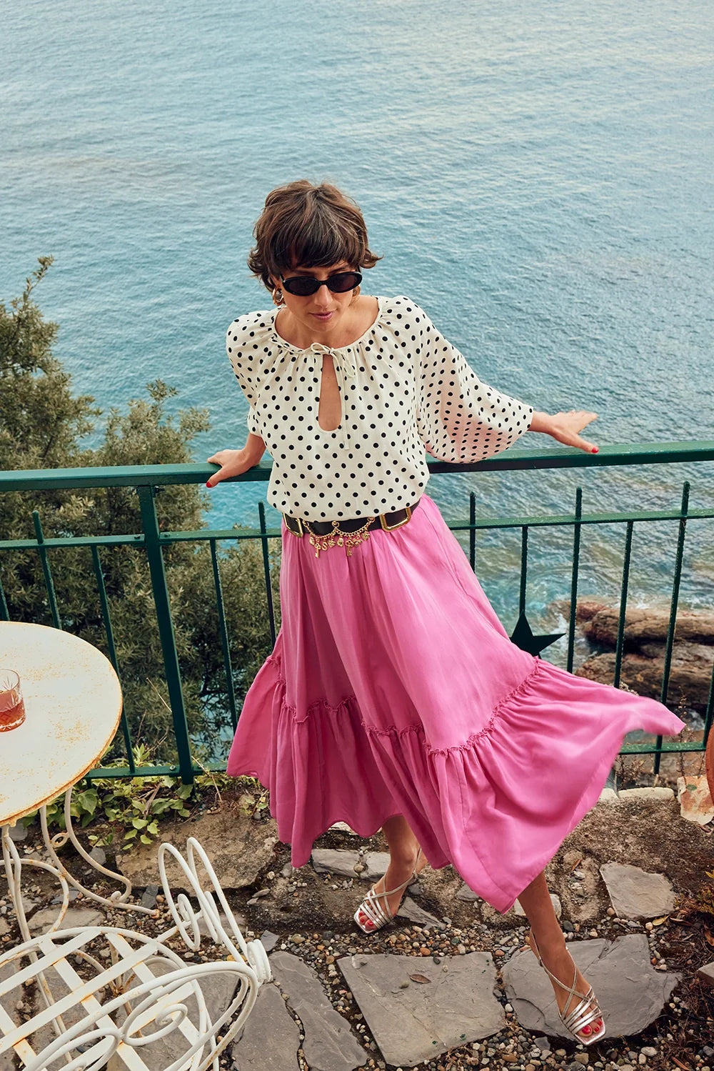 JUPE MARNY ROSE VINTAGE