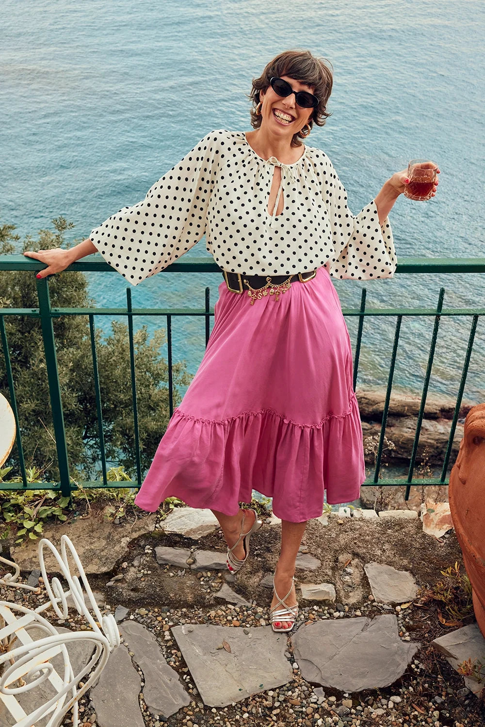 JUPE MARNY ROSE VINTAGE