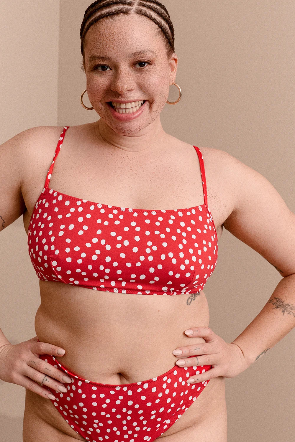 HAUT DE MAILLOT LENNY RED POLKA
