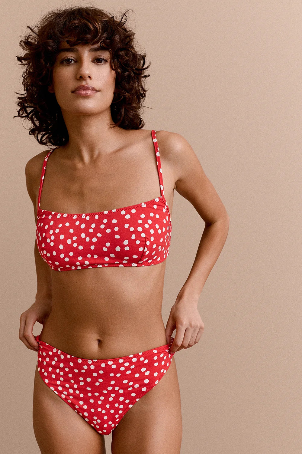 HAUT DE MAILLOT LENNY RED POLKA