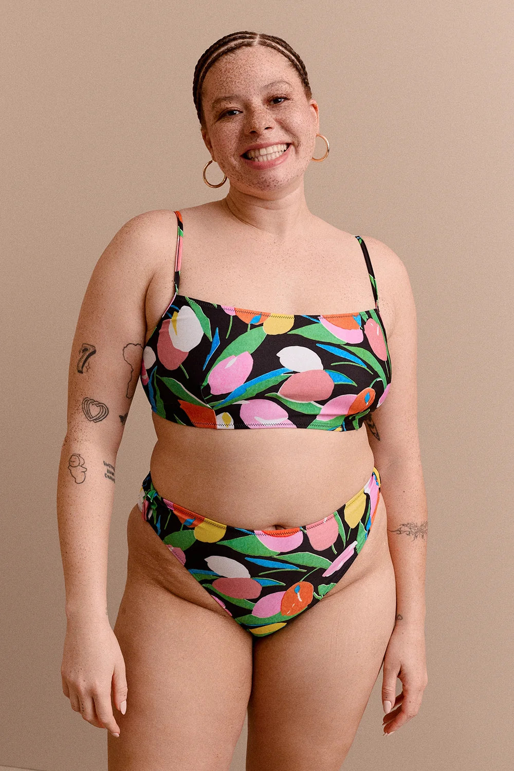 HAUT DE MAILLOT LENNY BLACK DREAMY GARDEN