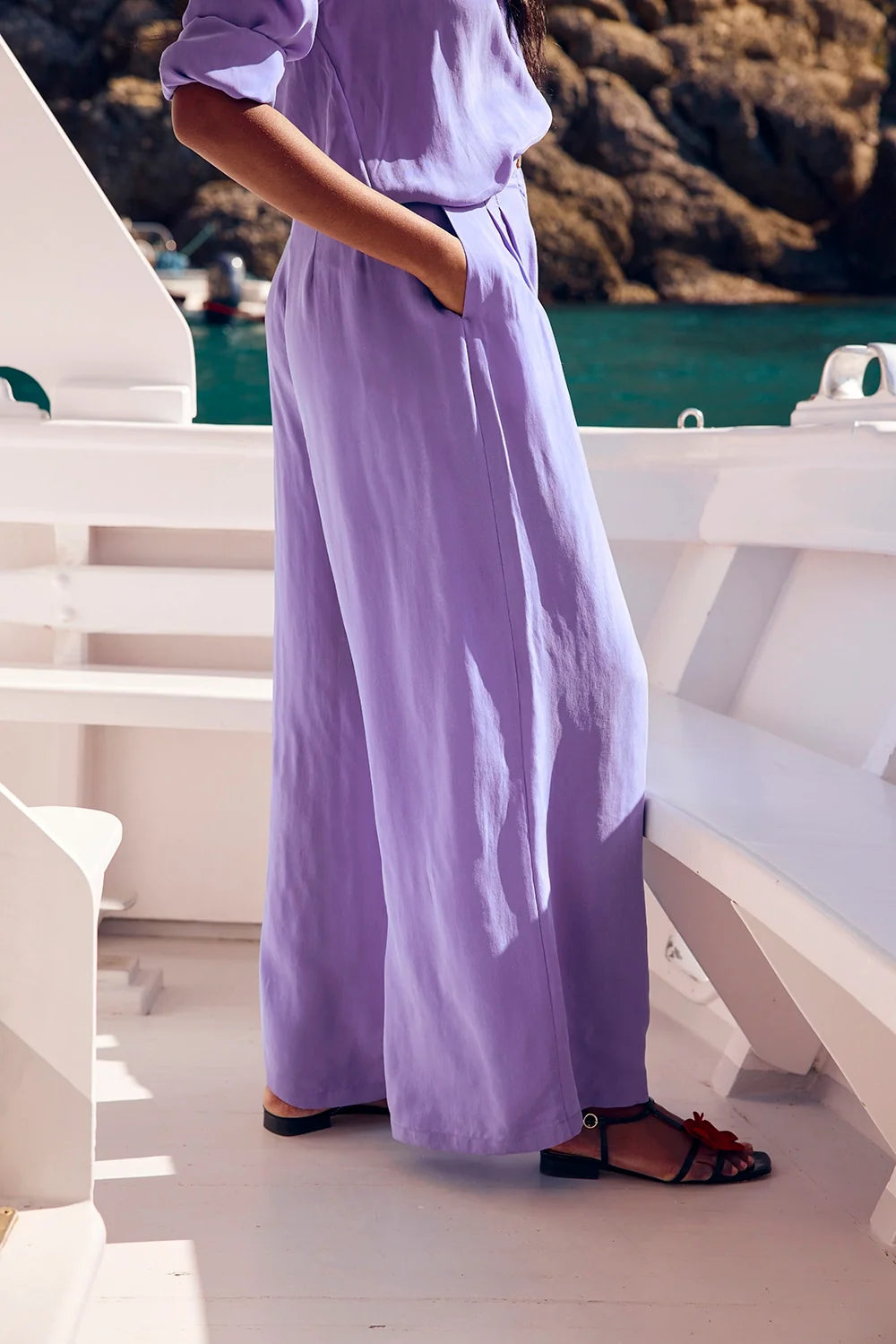PANTALON HARYA LILAS