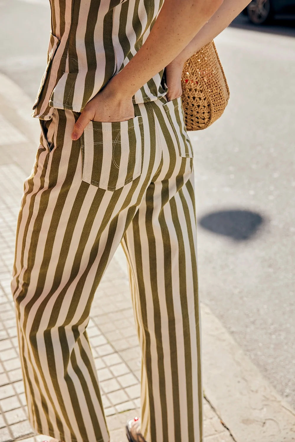 JEAN KARL PISTACCHIO STRIPES