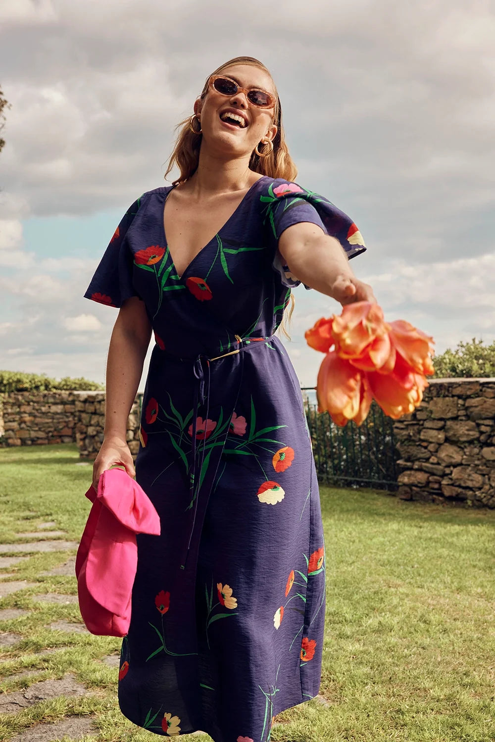 ROBE LOULOU MIDNIGHT GARDEN