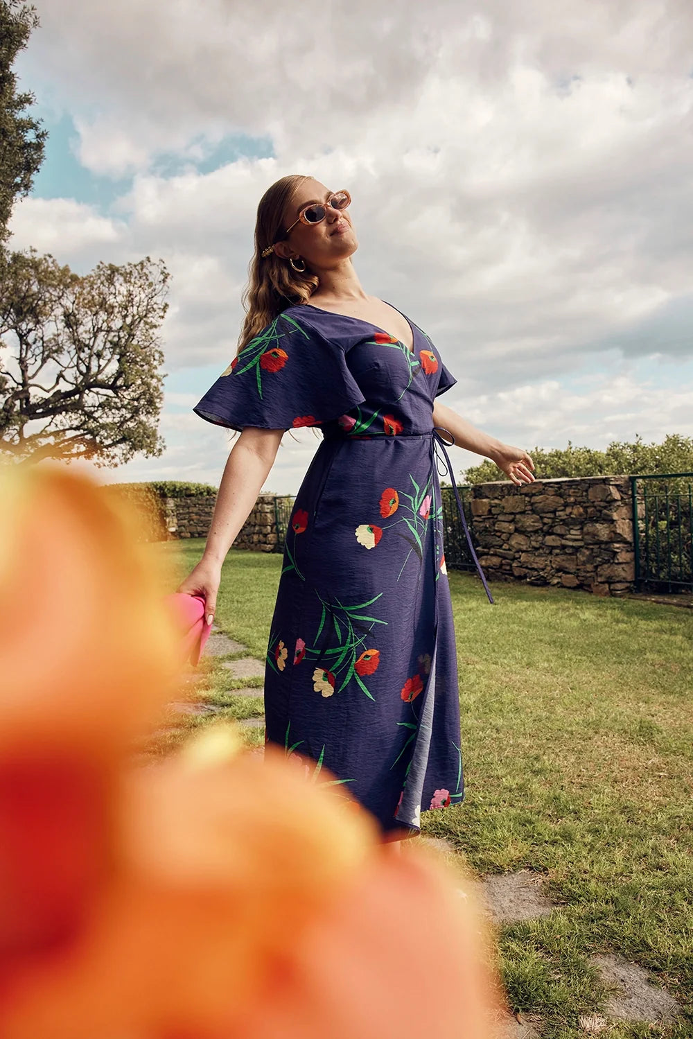 ROBE LOULOU MIDNIGHT GARDEN
