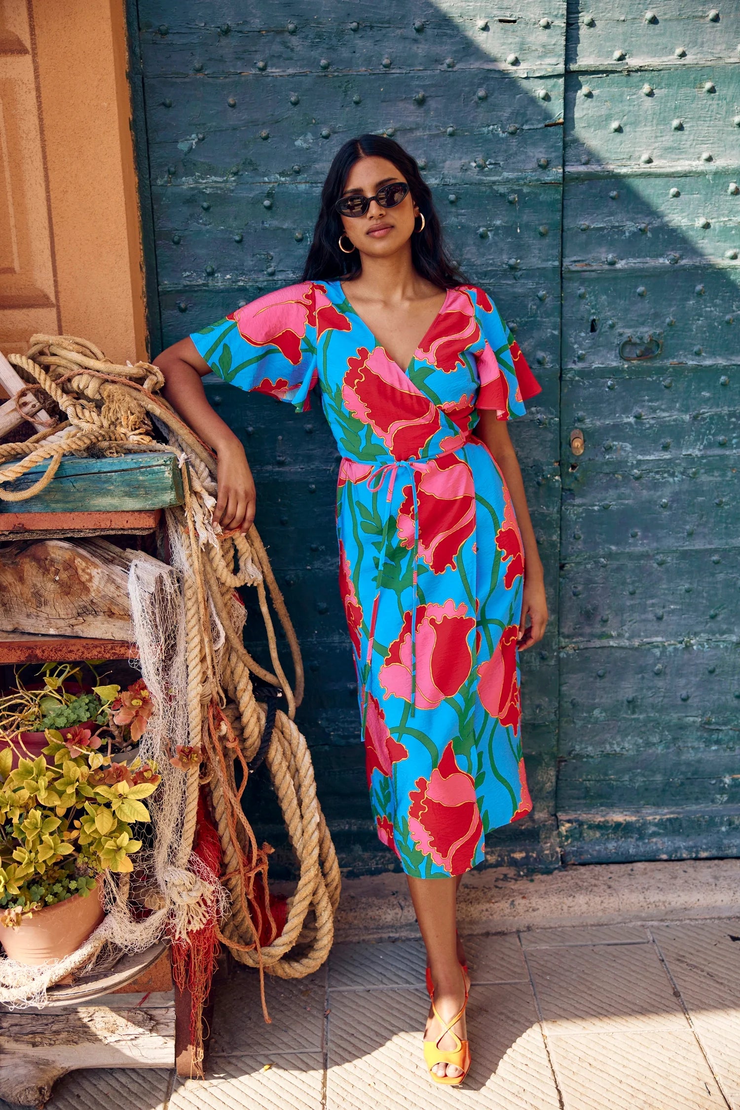 ROBE LOULOU FLOWER CRUSH