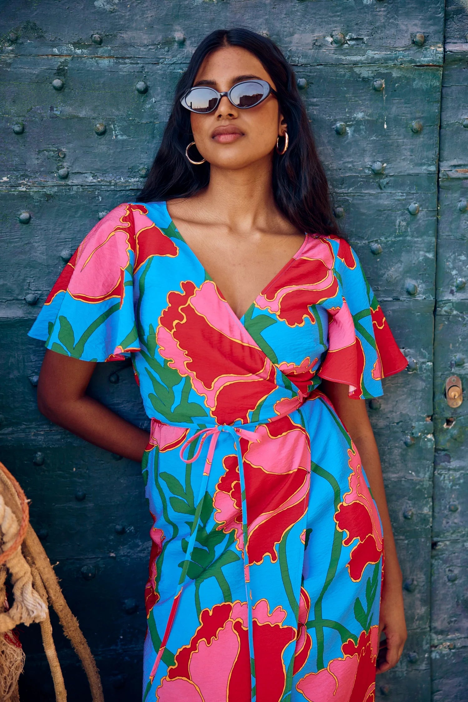 ROBE LOULOU FLOWER CRUSH