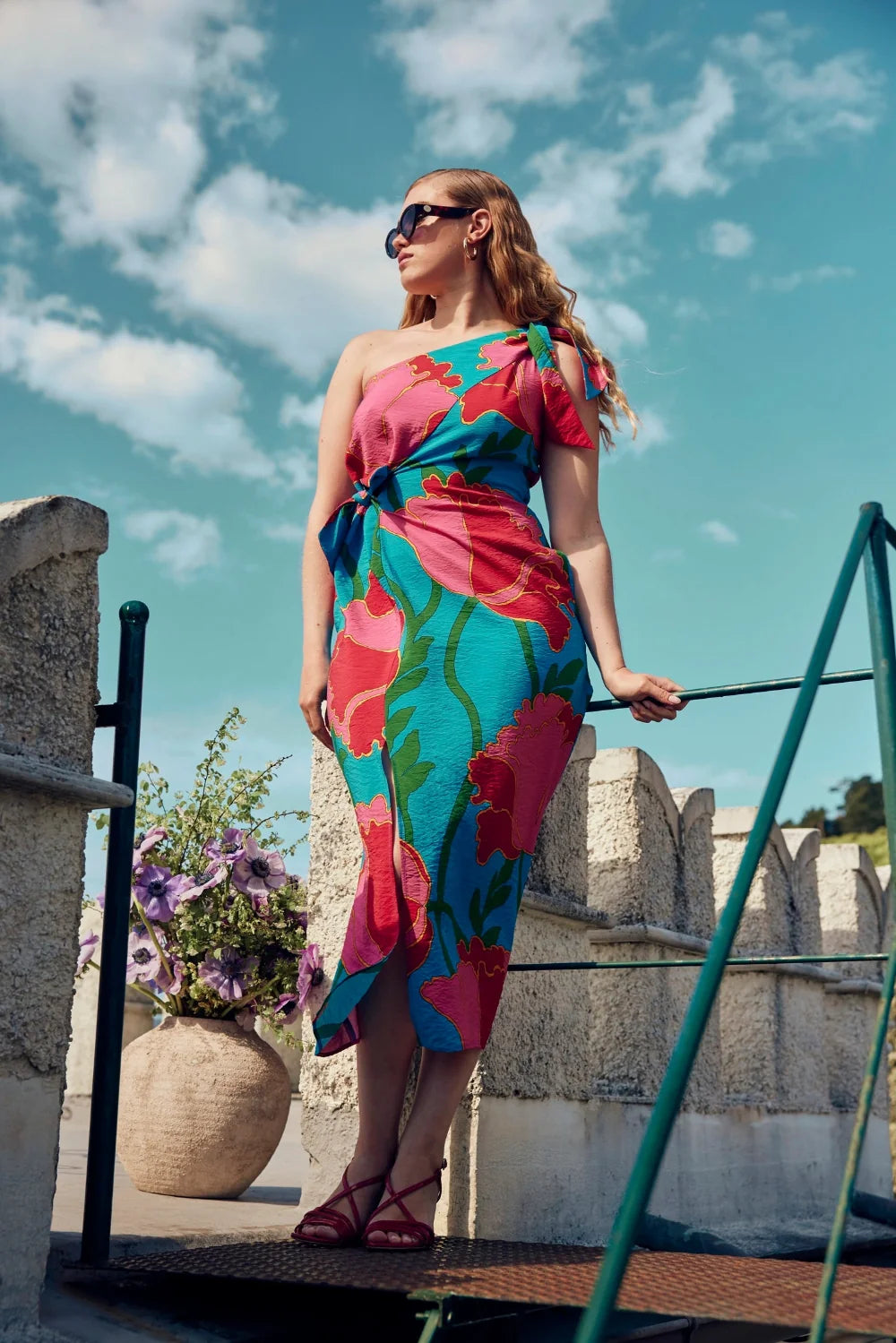 ROBE LEXIE FLOWER CRUSH