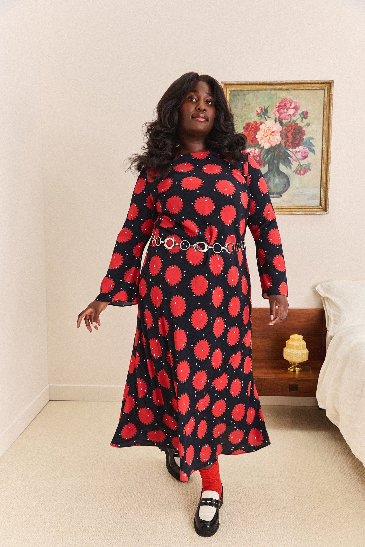 ROBE ELISABETH TOMATO FIELD