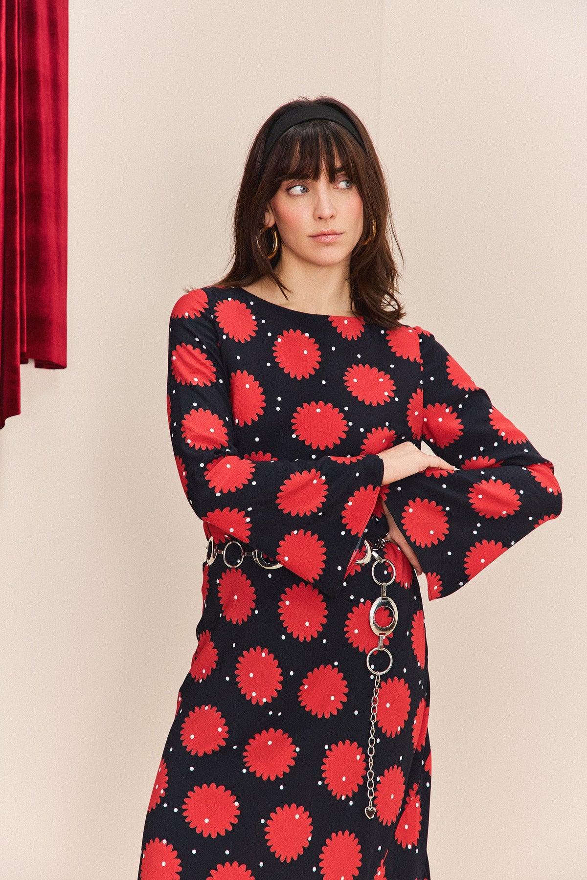 ROBE ELISABETH TOMATO FIELD