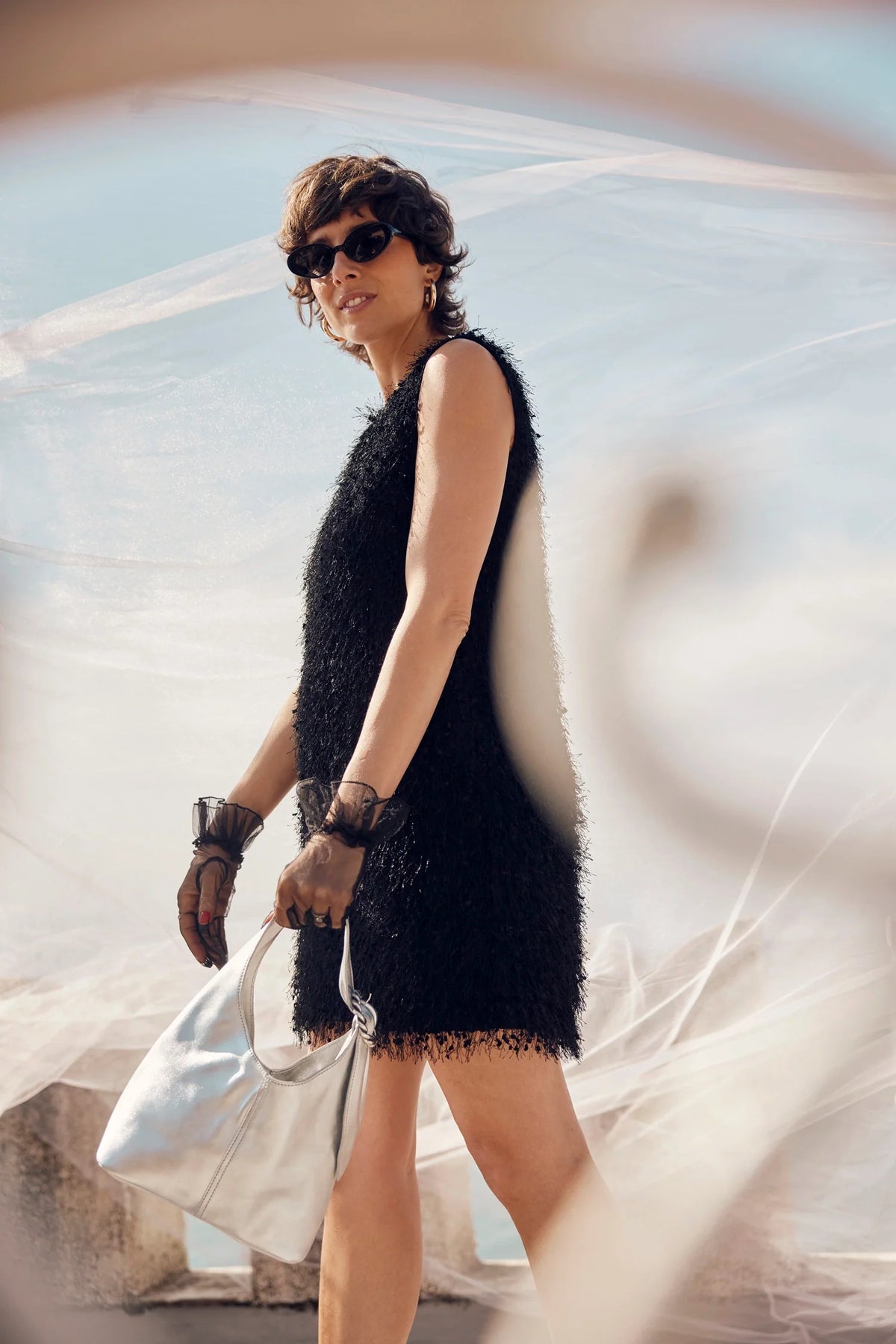 ROBE LALOU PLUME