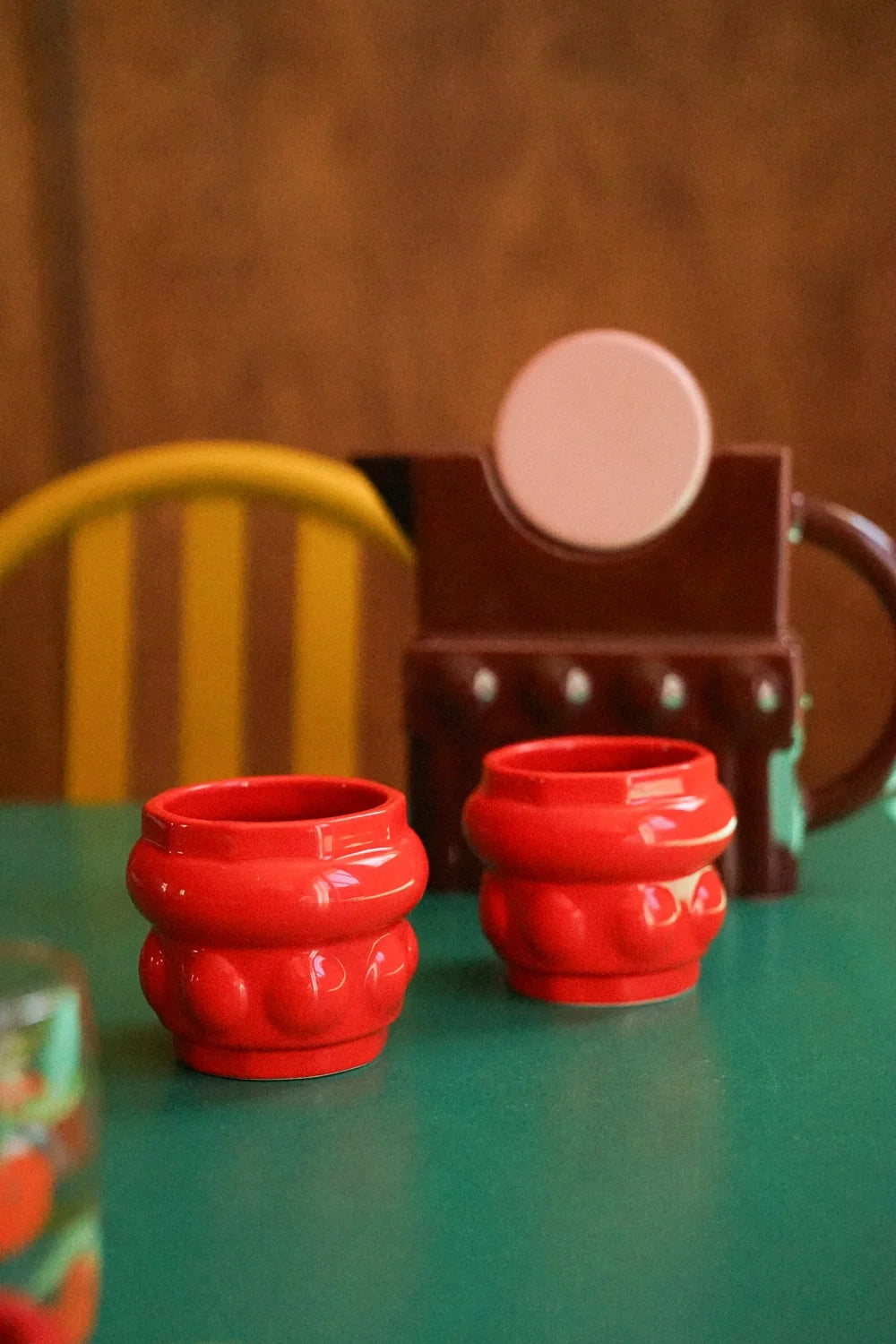 DUO DE TASSES BILLY ROUGES