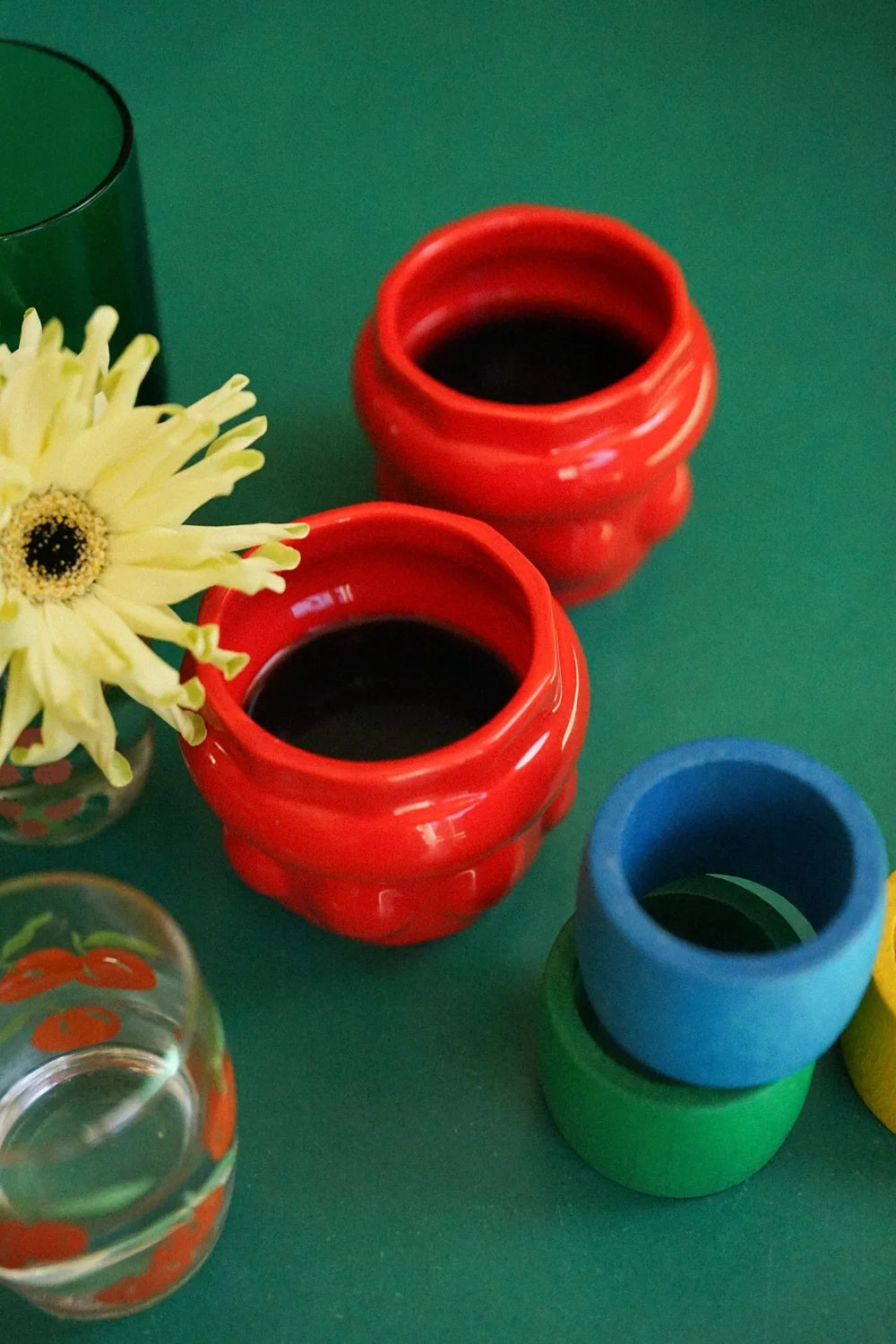 DUO DE TASSES BILLY ROUGES