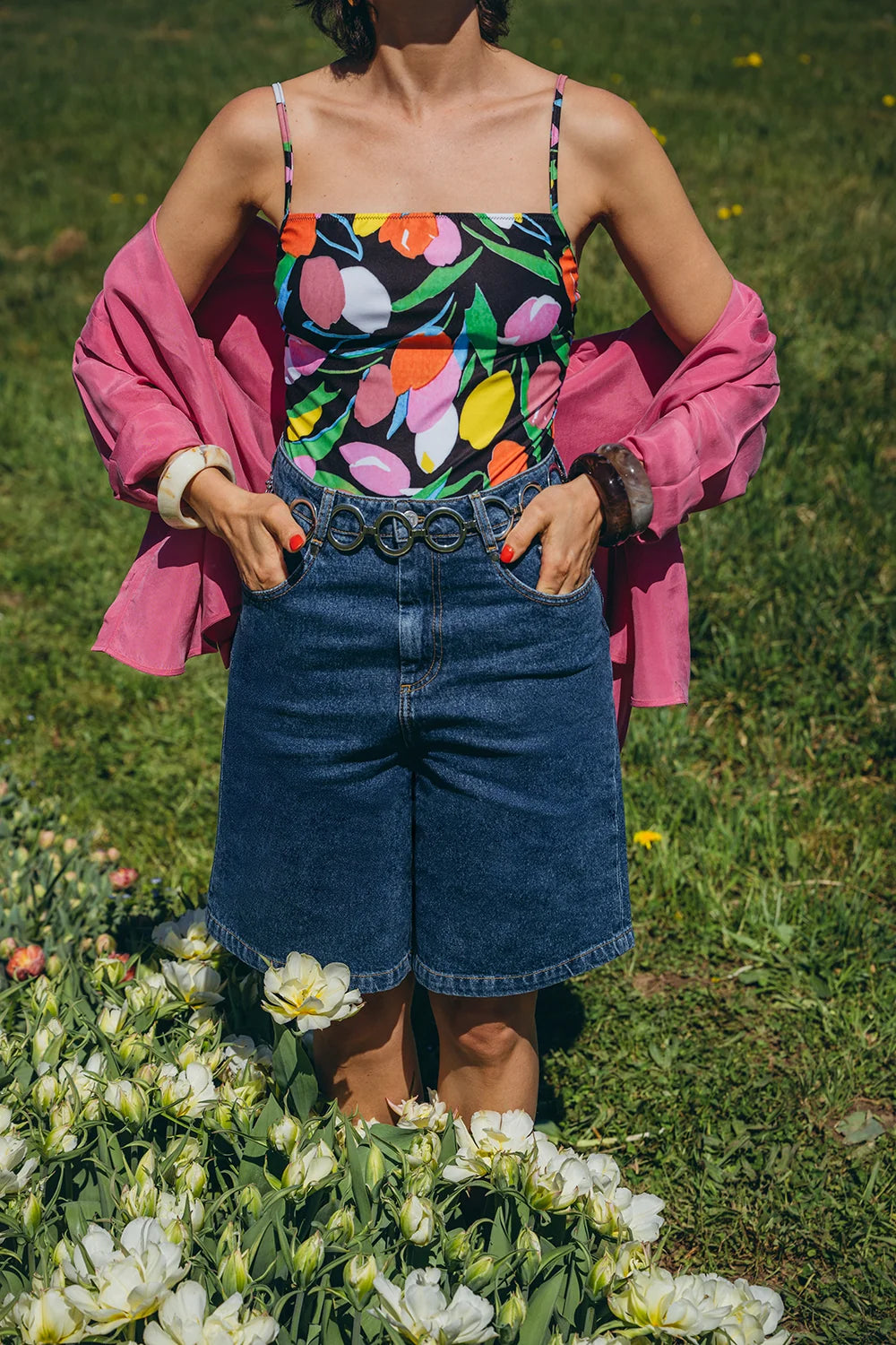 MAILLOT LINO BLACK DREAMY GARDEN