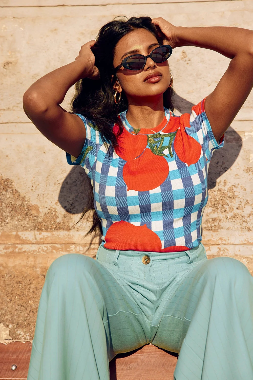 T-SHIRT VALERIE TOMATO KISS