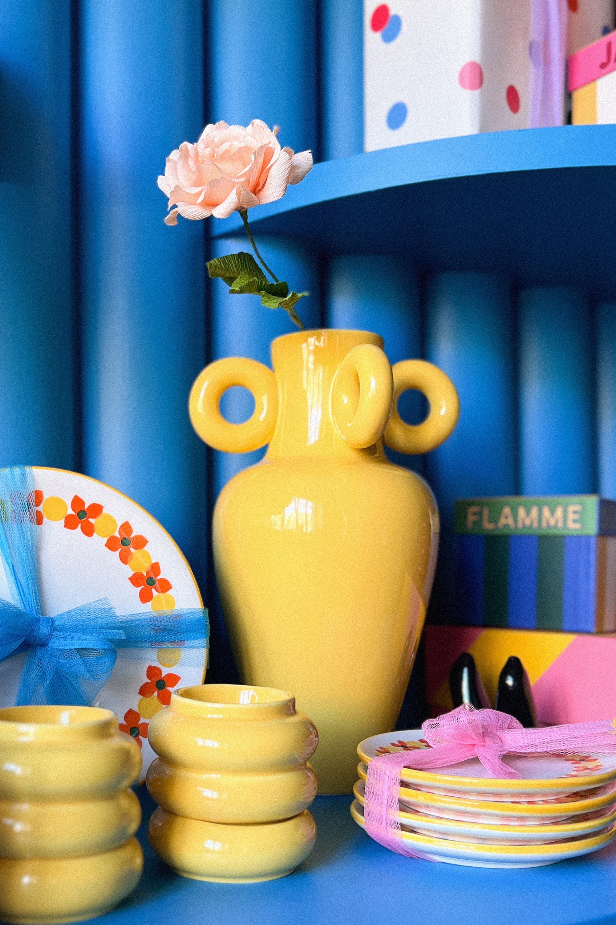 VASE HARRISON JAUNE