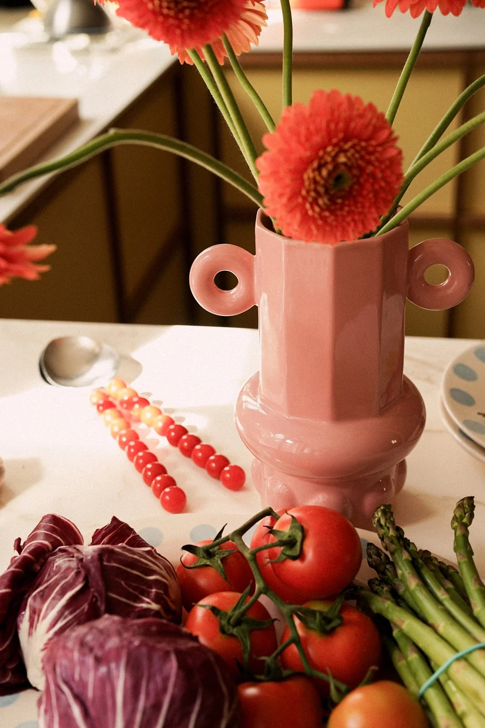 VASE AUSTIN ROSE