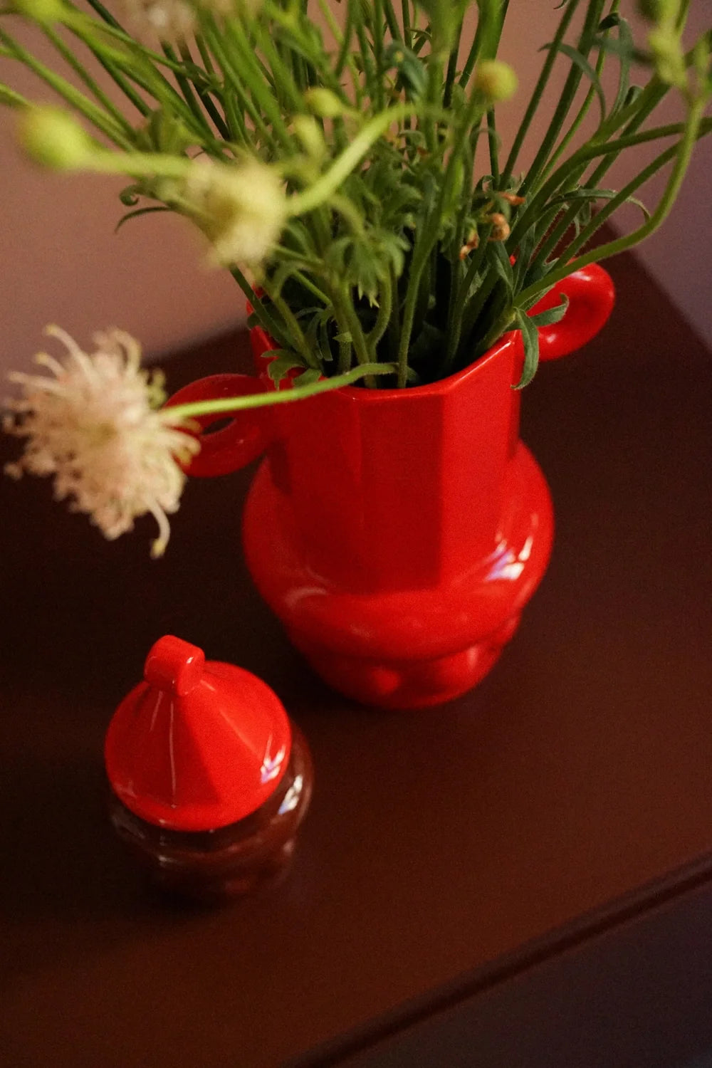 VASE AUSTIN ROUGE