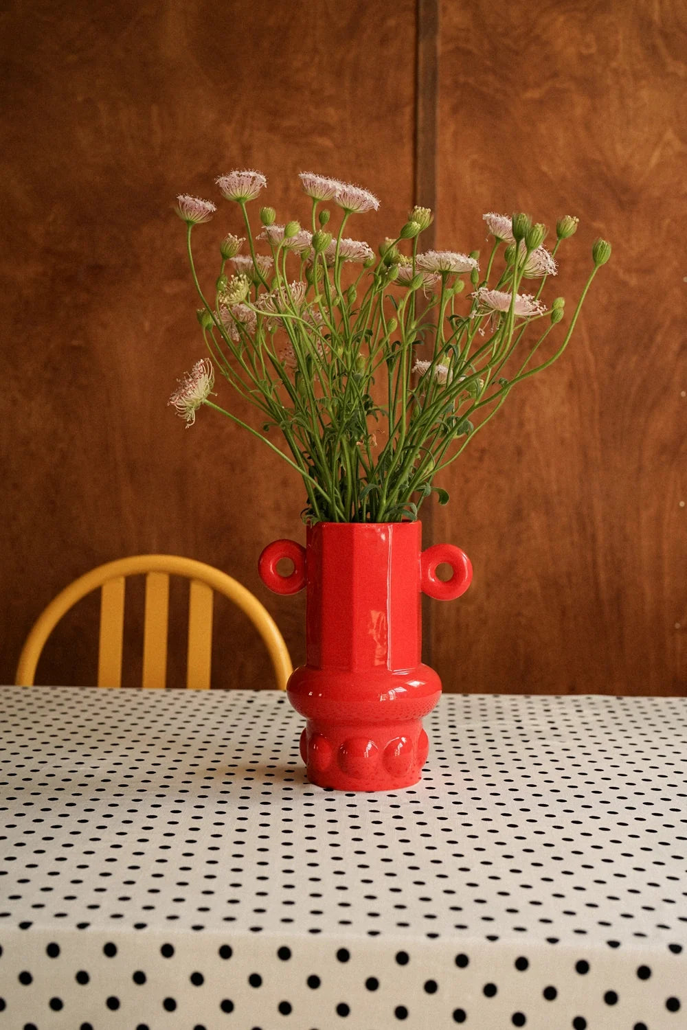 VASE AUSTIN ROUGE